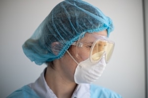 Female healthcare worker