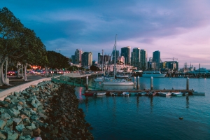 Twilight in San Diego, California